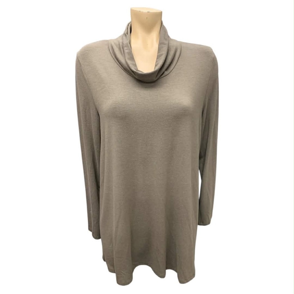 Shannon Passero Cowl Neck Sweater - Beige Size M